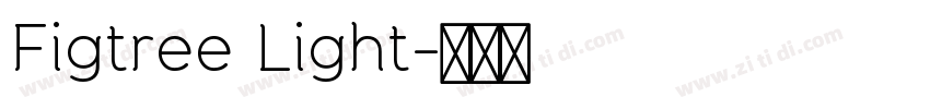 Figtree Light字体转换